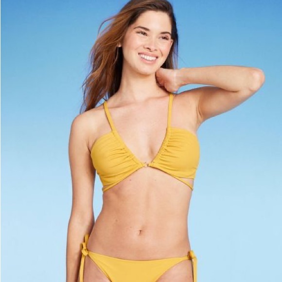 Shade & Shore Strappy Ring Detail Bikini Top - Picture 3 of 8